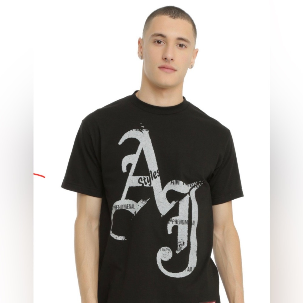 NWT A1 WWE Authentic AJ Styles I Am Phenomenal Shirt |Size Medium